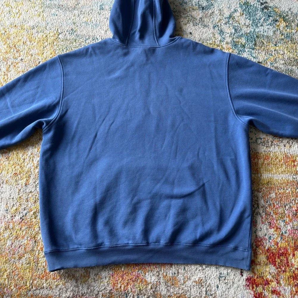 Vintage Y2K 2000s Adidas Center Big Logo Hoodie Mens XL Blue